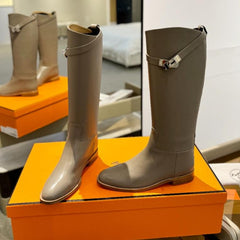 STIVALI JUMPING IN PEANUT BROWN CALFSKIN
